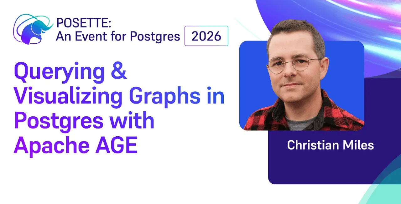 Christian Miles discusses how to visualize graphs via Apache AGE.