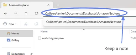 Your private key will be downloaded to somewhere on your computer. Make a note of the location, we will use it later.