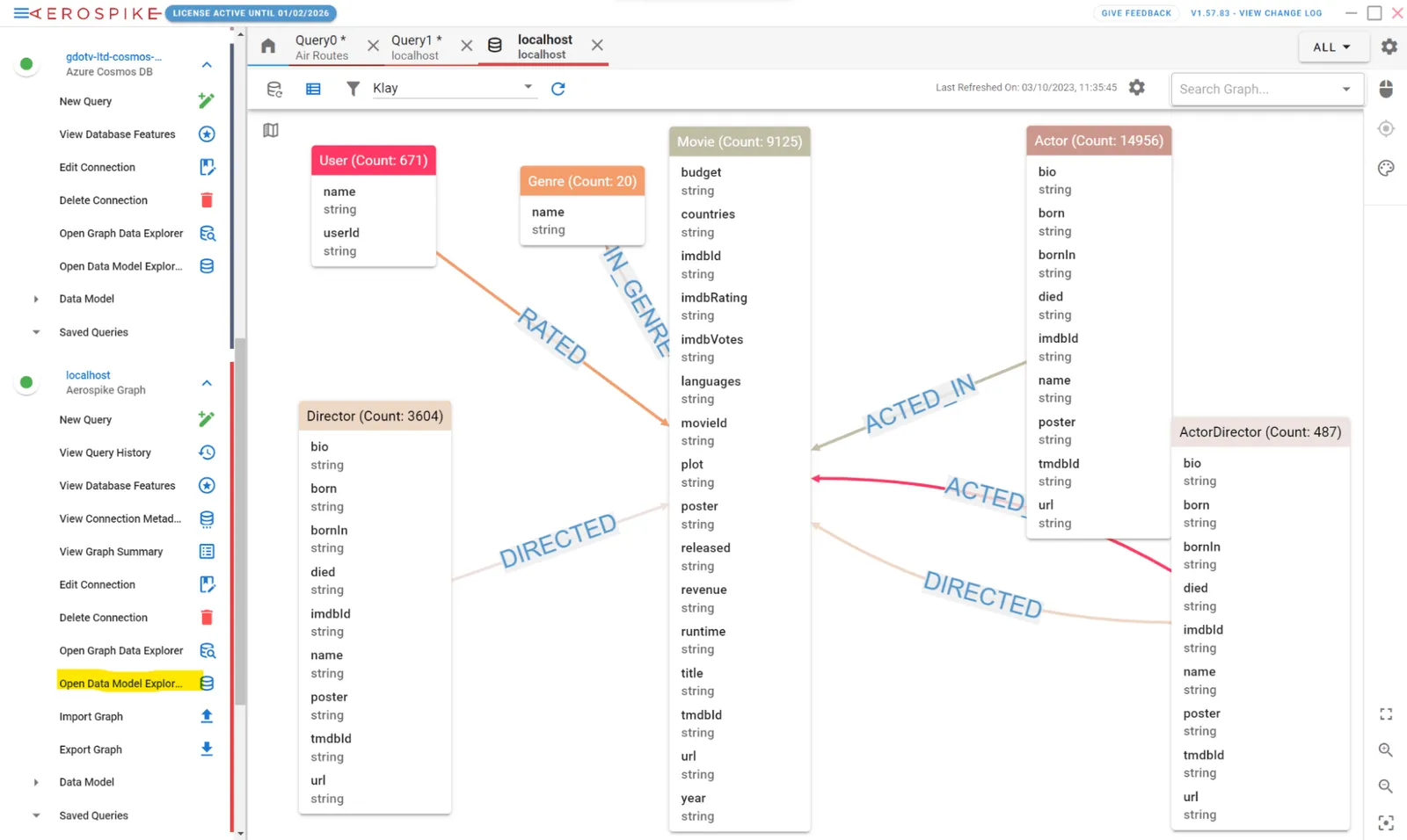 Visualizing an Aerospike Graph Data  Schema on gdotv (2023)