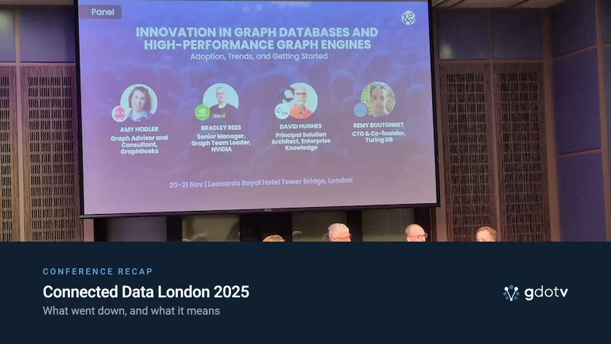 Connected Data London 2025 — What went down, and what it means