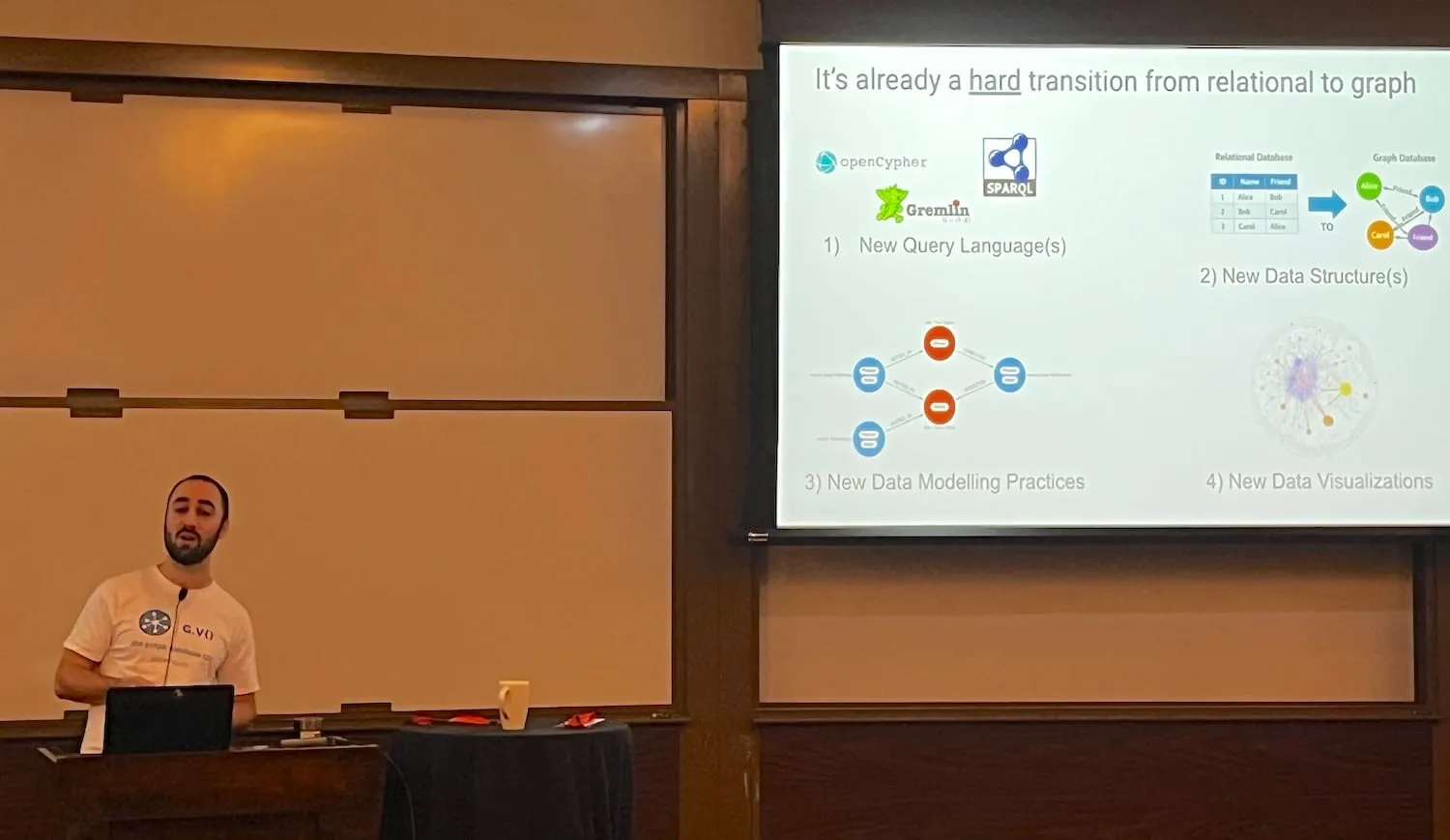 Arthur Bigeard from gdotv presents at Data Day Texas