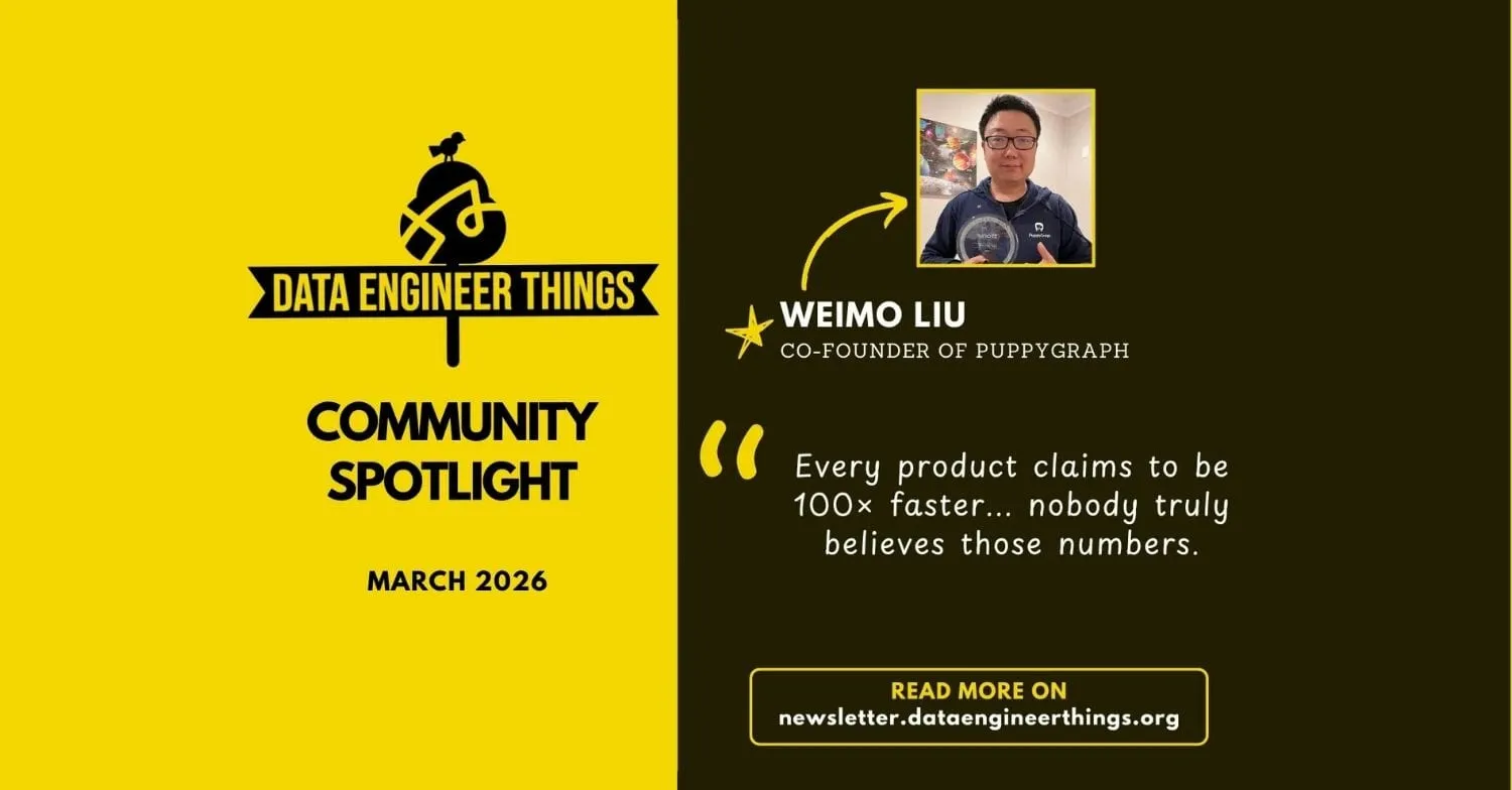Weimo Liu of PuppyGraph interviewed on the Data Engineering Things Newsletter