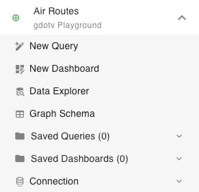 tabs in the gdotv Gremlin graph database IDE