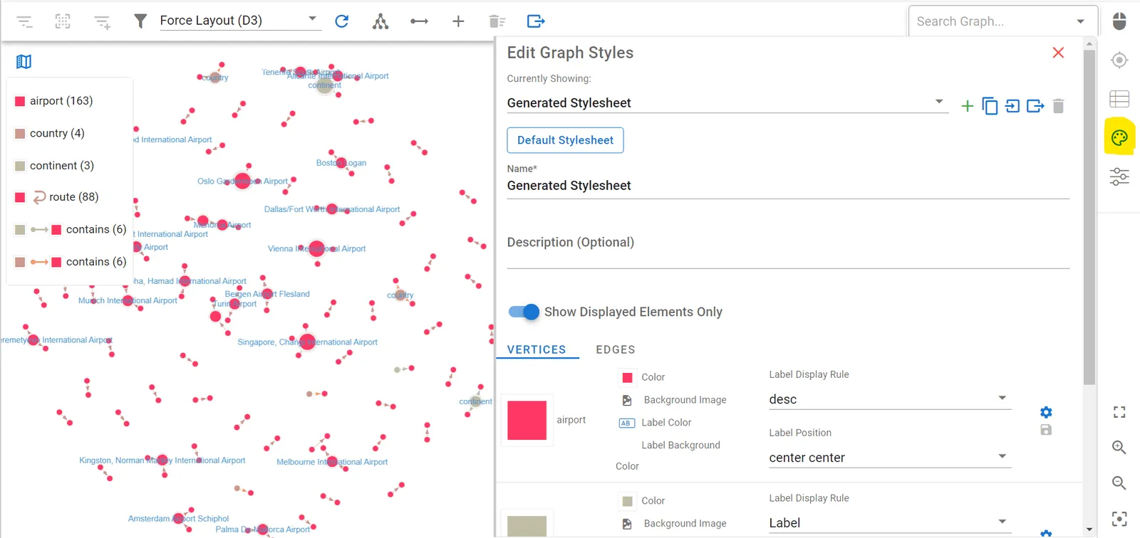 Graph style customization options on gdotv (2023)