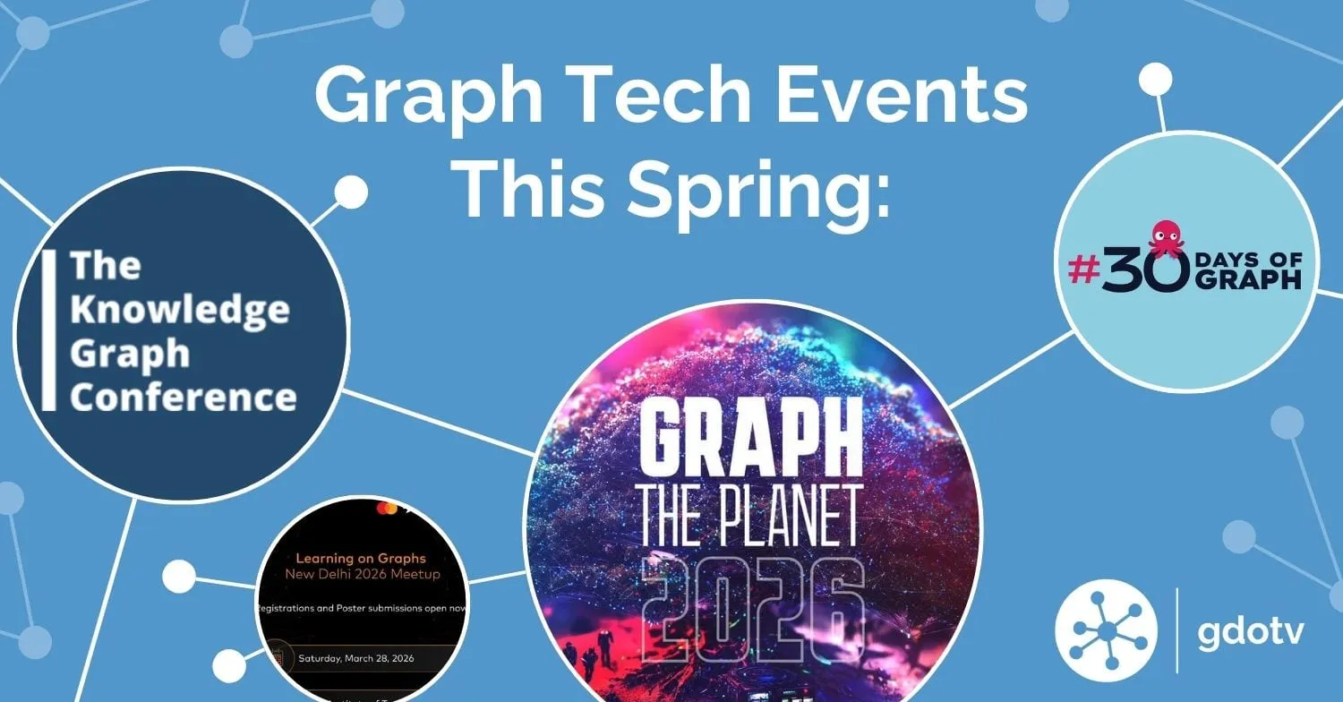 Graph database tech events happening in Spring 2026