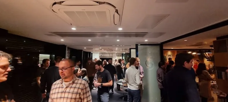 The GraphGeeks mixer after Connected Data London 2025