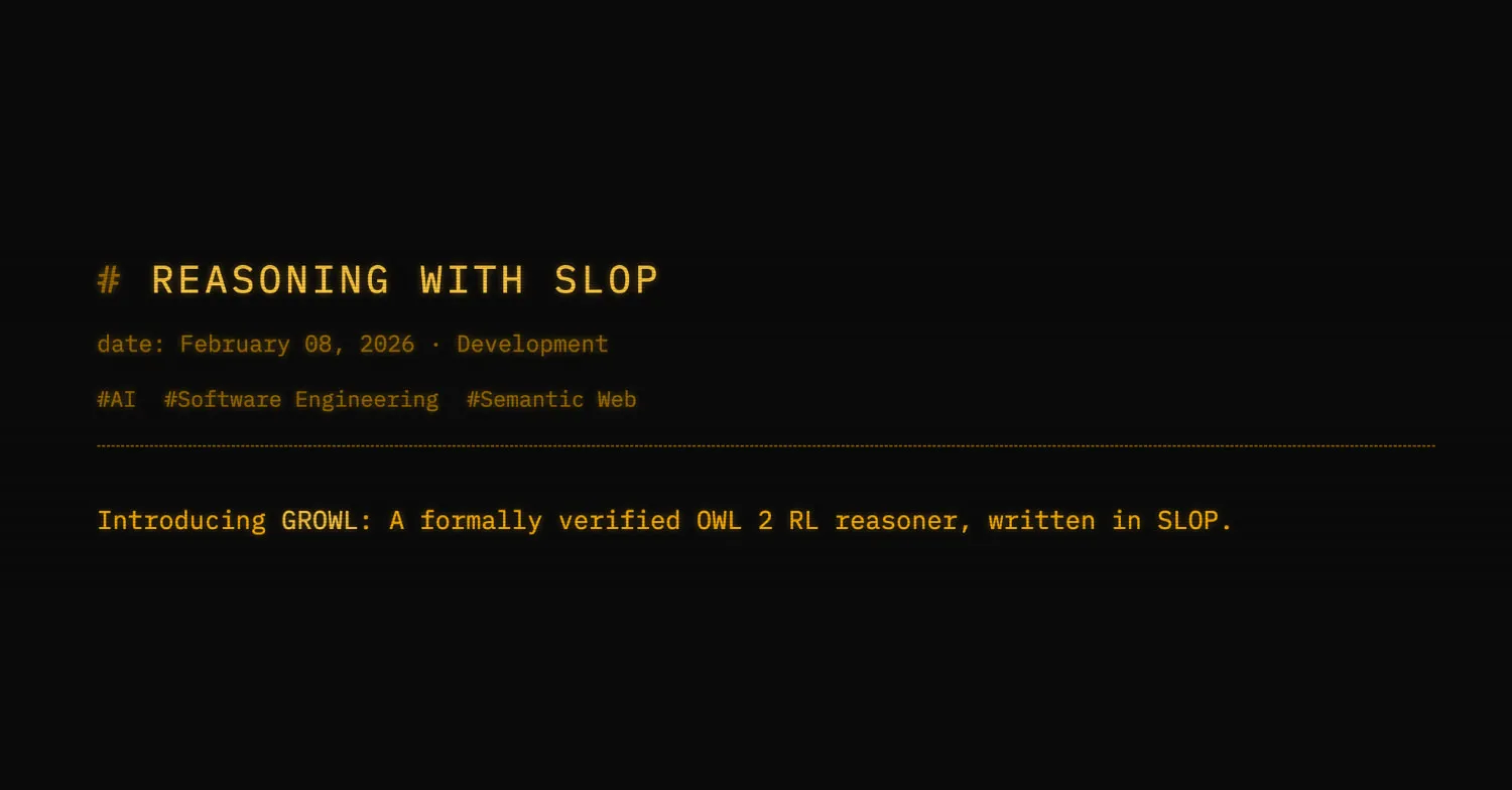 Growl: an OWL 2 RL reasoning engine