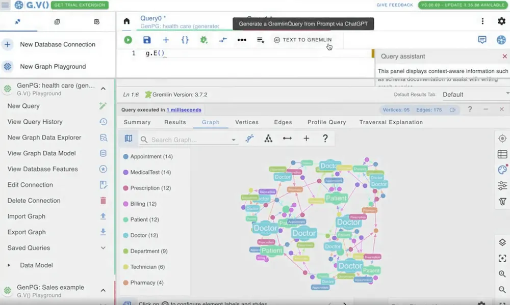 Hydra graph programming language demo video