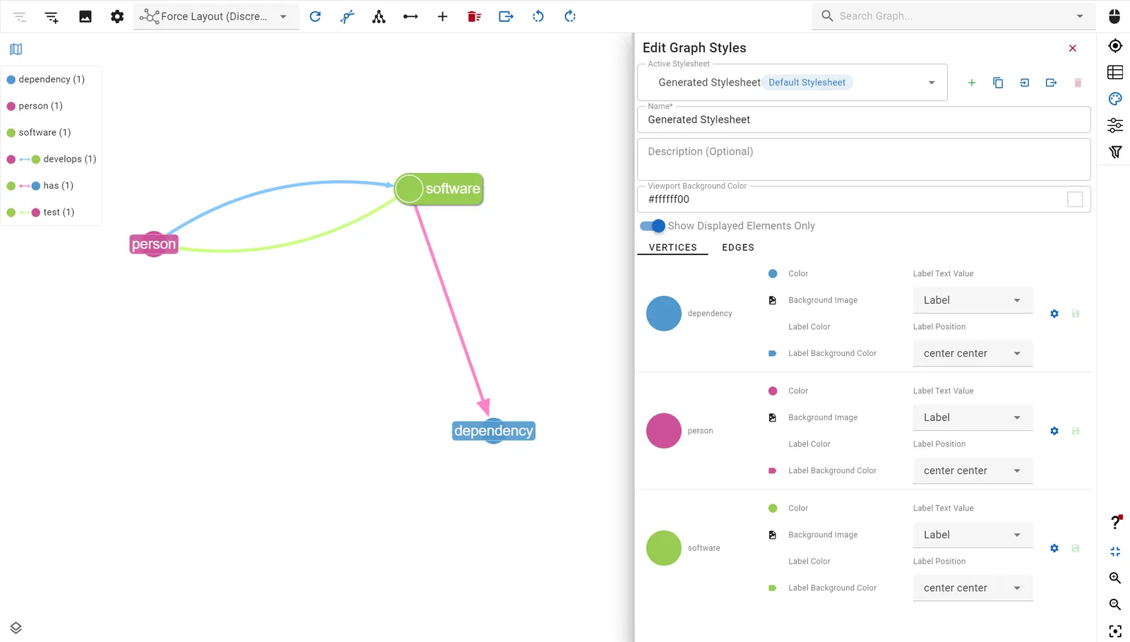 Customizing graph visualization styles on gdotv (2024)