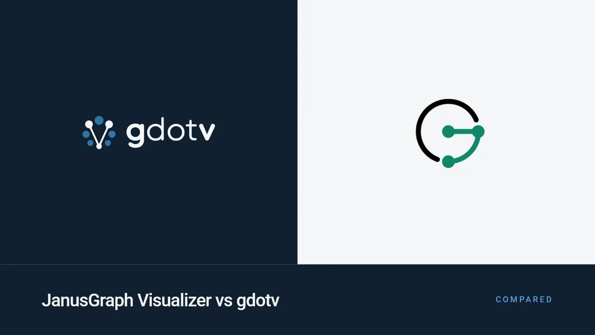 JanusGraph Visualizer vs gdotv, compared