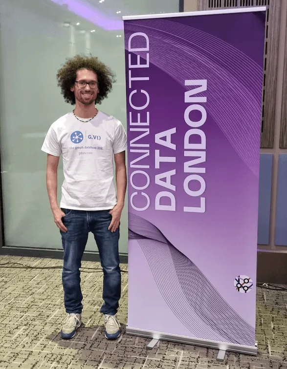 Joe Stainke from gdotv at Connected Data London 2025