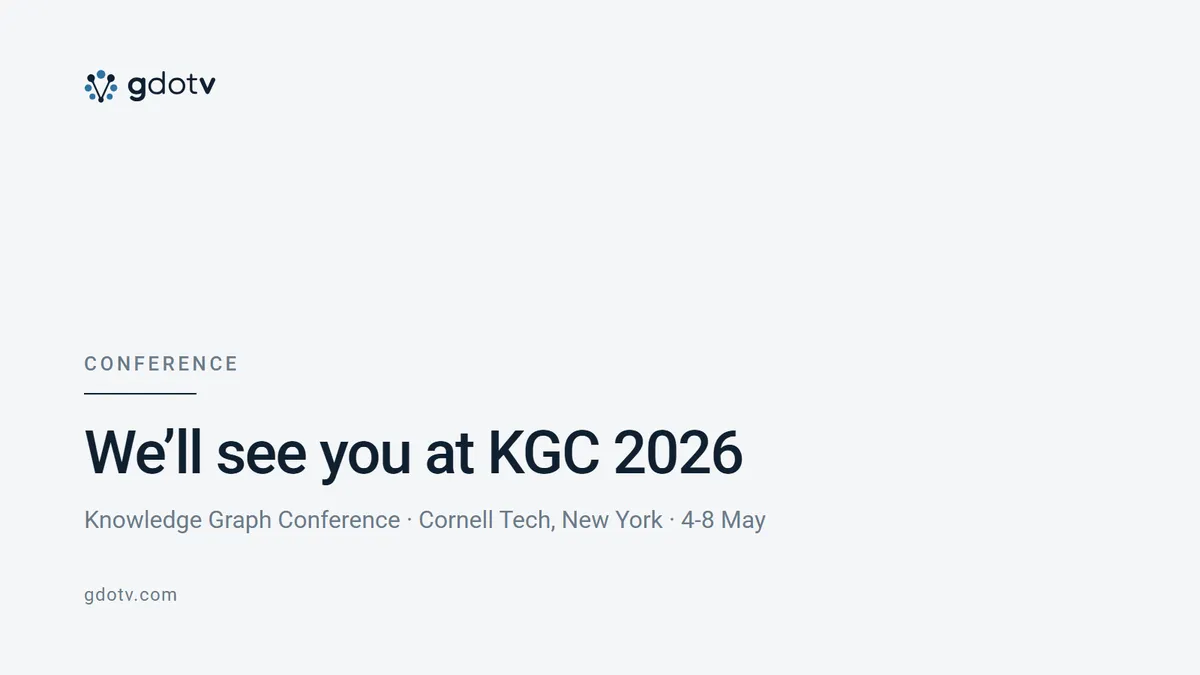 We’ll see you at KGC 2026