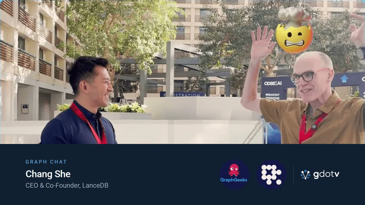 Graph Chat: Chang She, CEO & Co-Founder, LanceDB