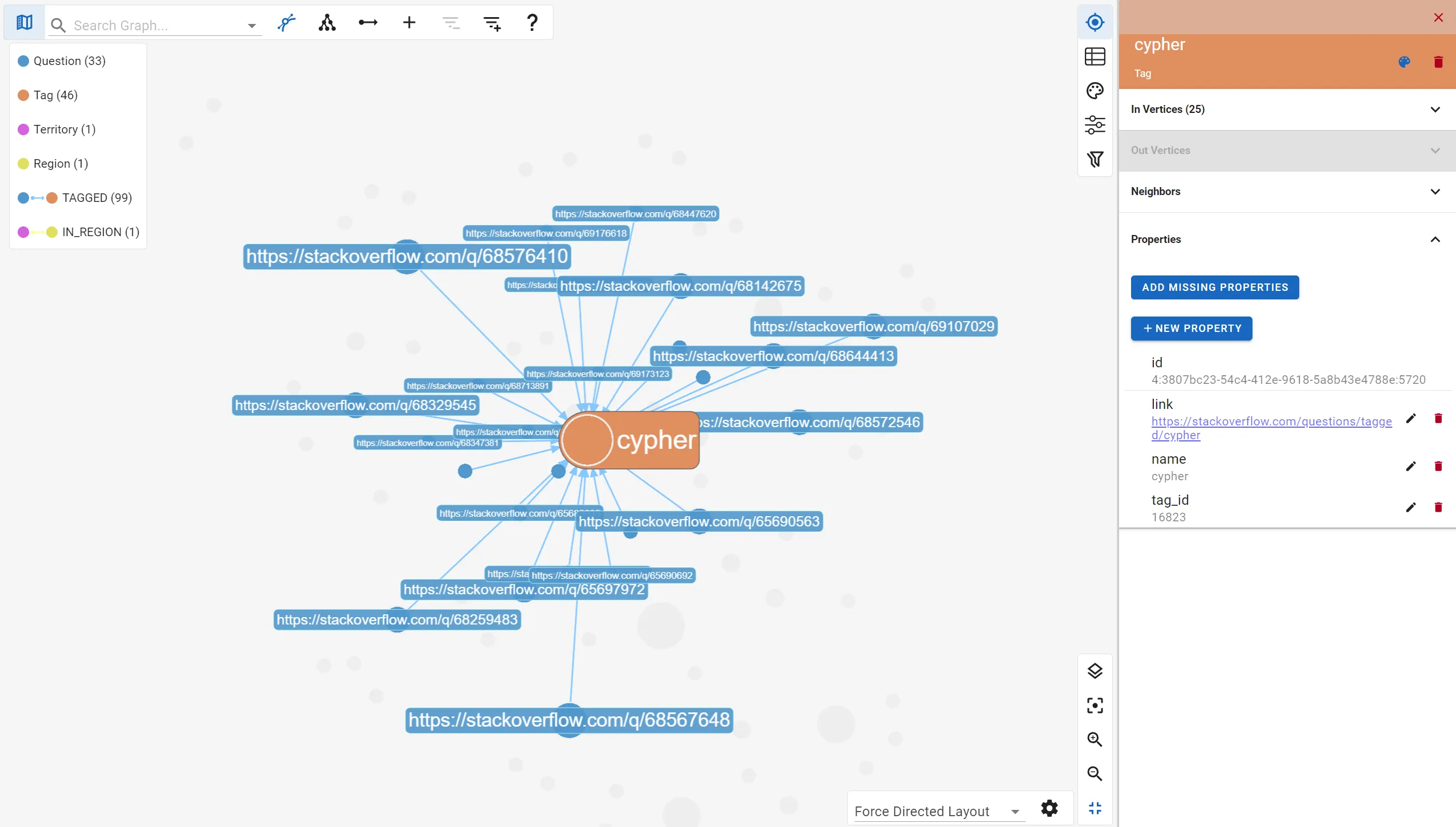 the new graph visualization controls