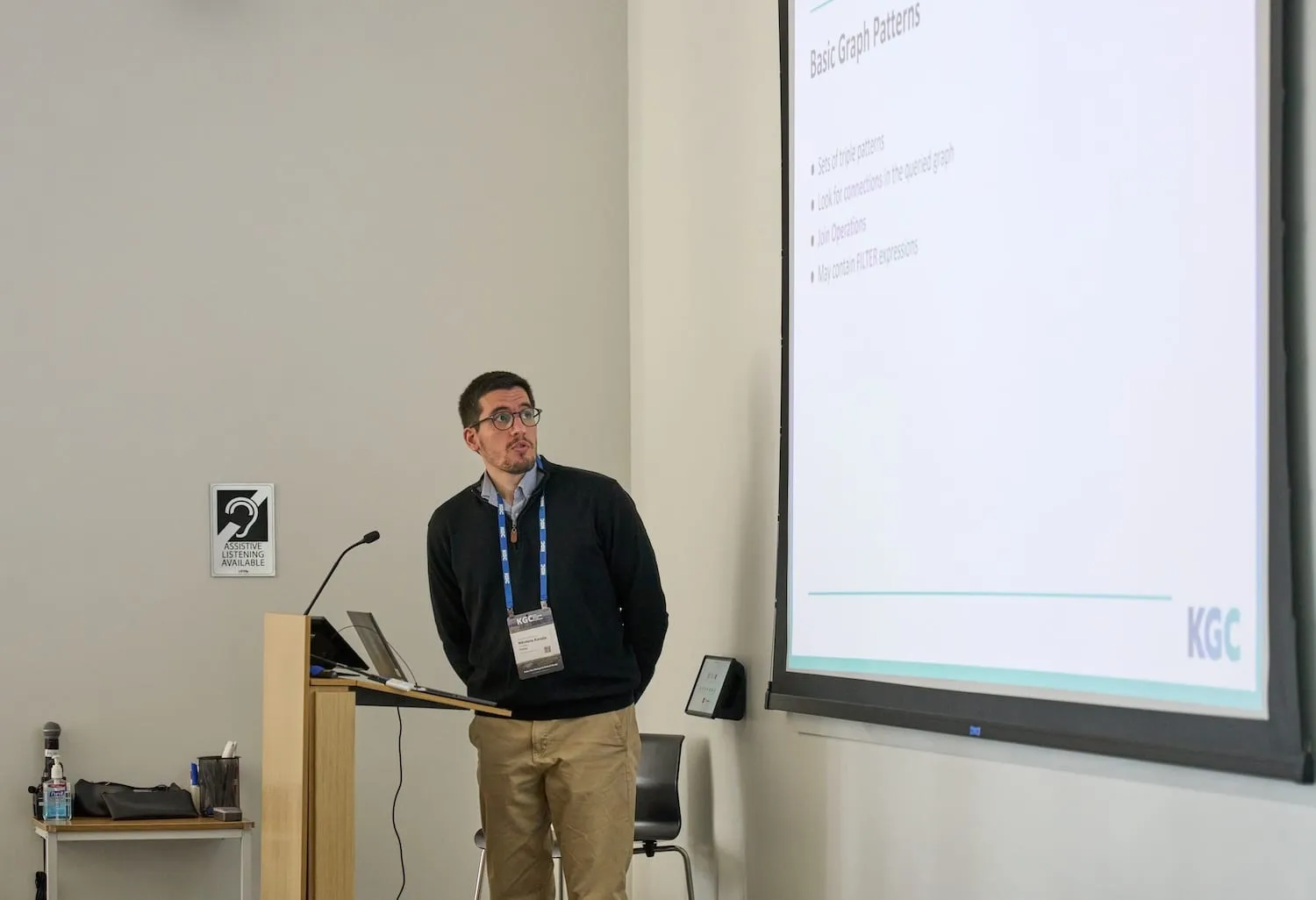Nikolaos Karalis from Tentris at the Knowledge Graph Conference 2026