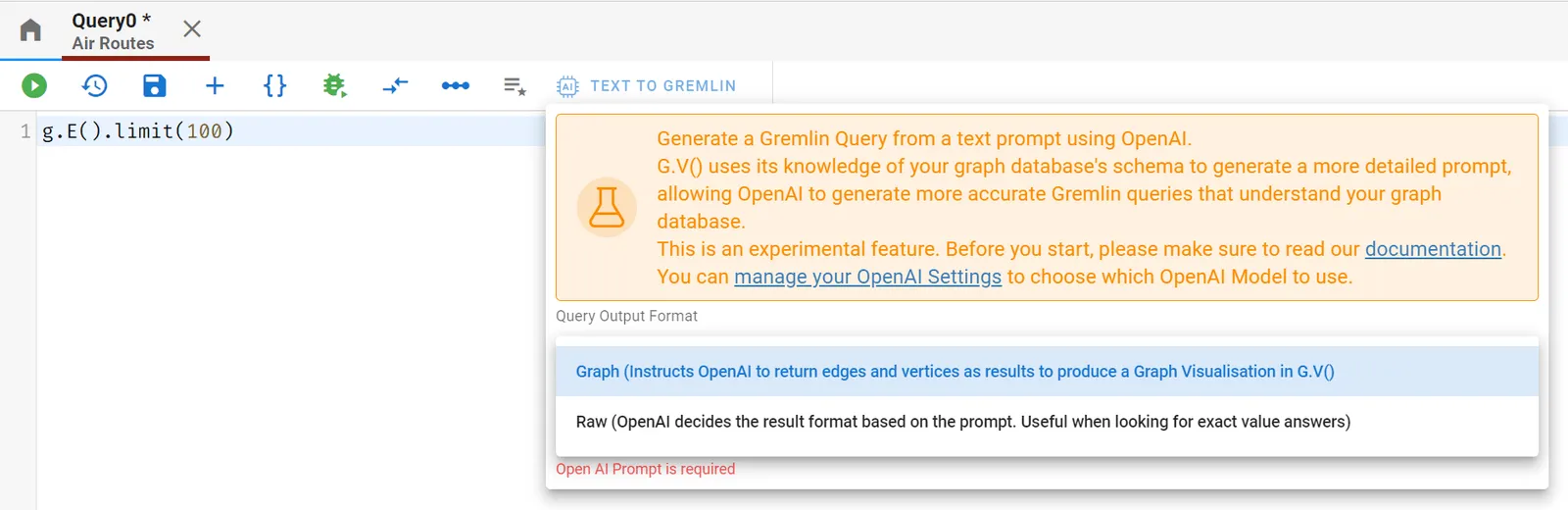 Open ai prompt