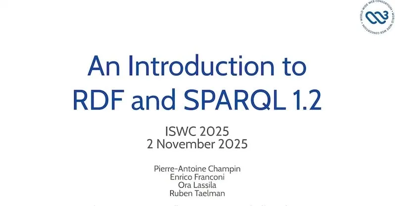 RDF and SPARQL 1.2 introduction workshop at ISWC