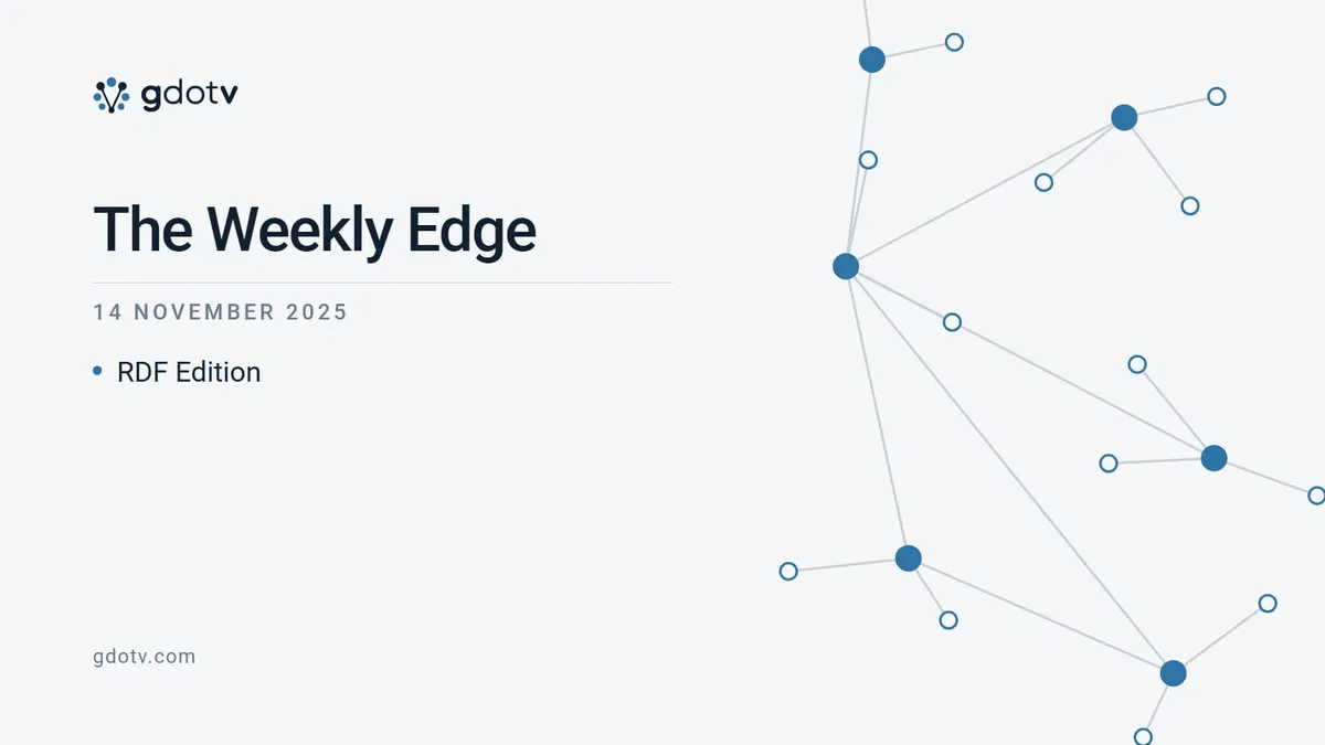 The Weekly Edge, 14 November 2025: RDF Edition