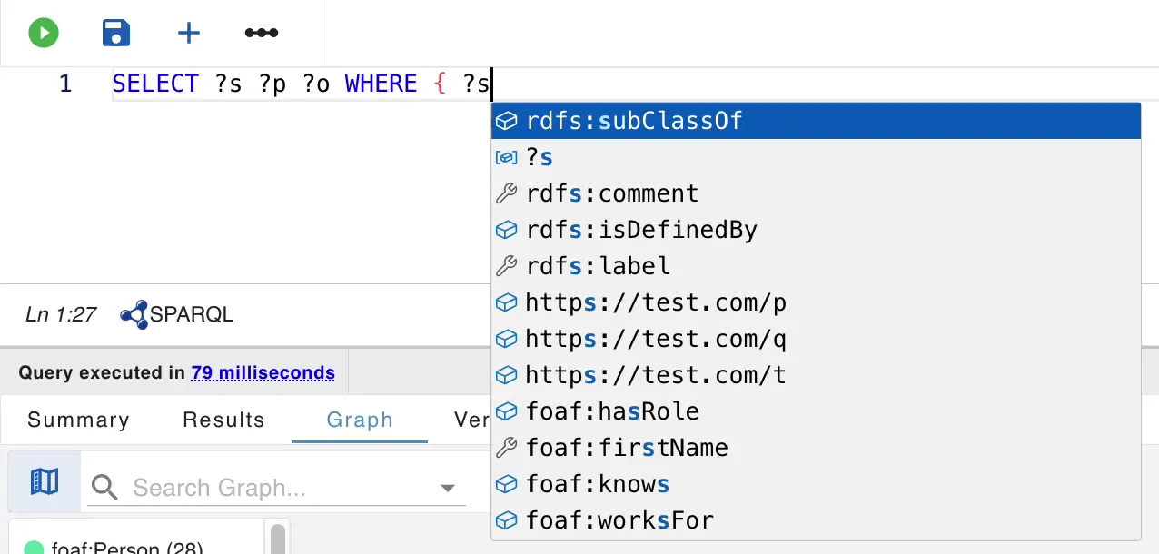Auto-import prefixes in G.V() editor