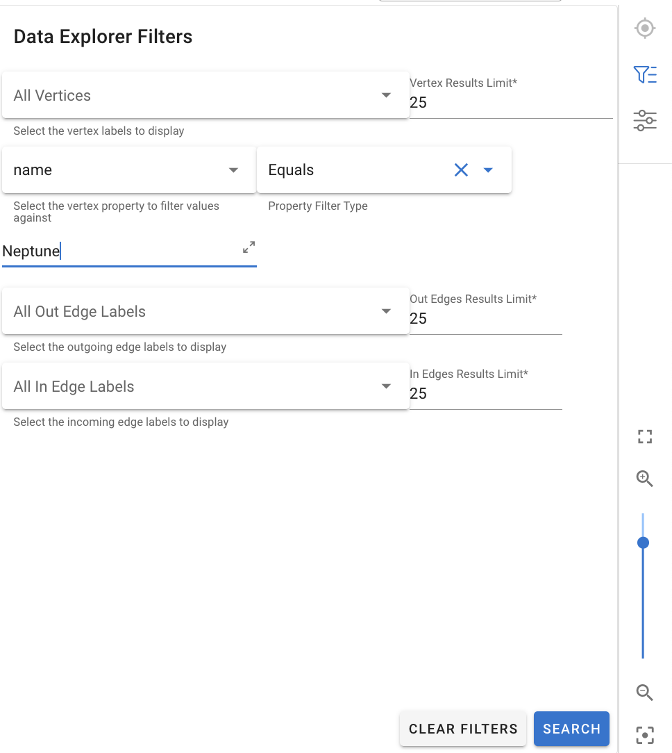 Data Explorer Filters