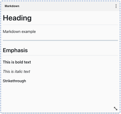 Markdown Output Window