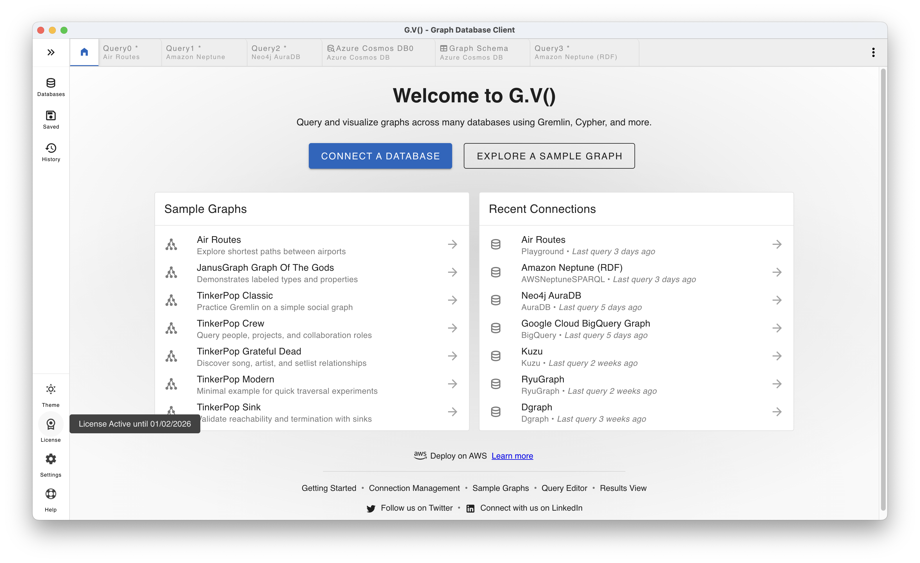 License Management Dialog