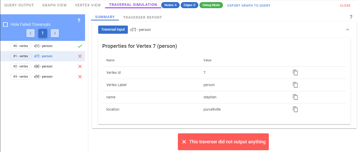 Traversal Simulation Example 2