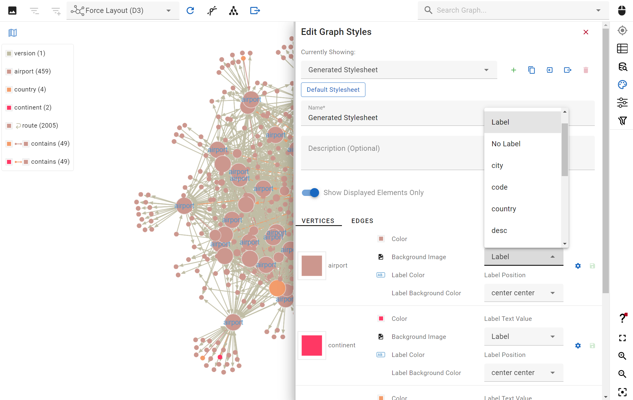 Create graph visualization rules for your Azure Cosmos DB data in just a few clicks.