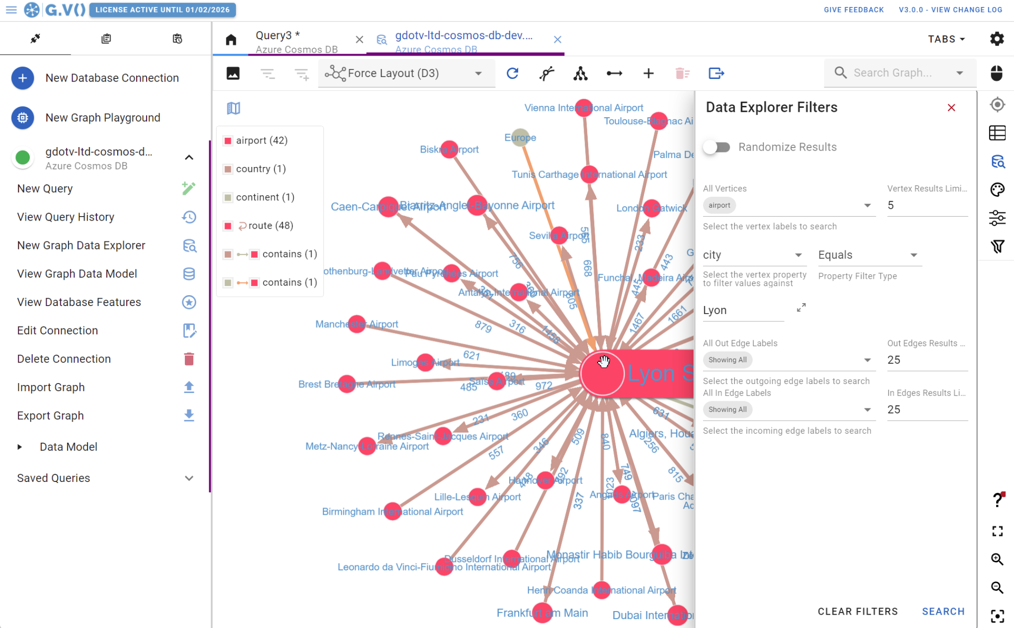 Search, visualize and explore your data interactively using our no-code Graph Database Browser