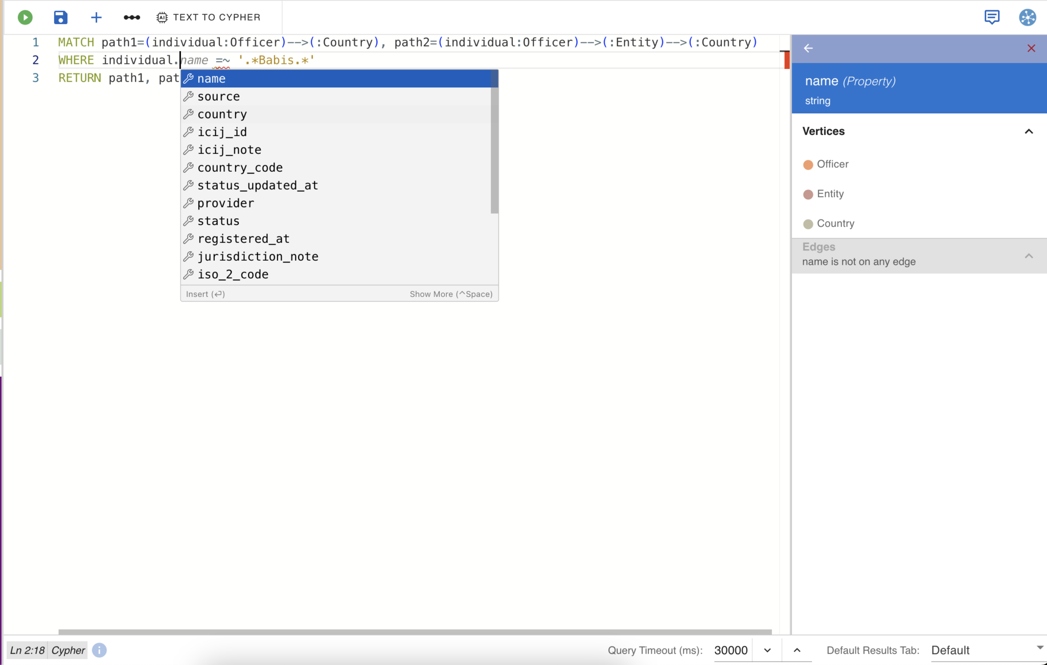 gdotv – Graph Database IDE