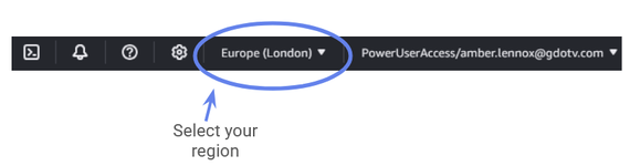 Choose the region for your EC2 instance. Make sure it matches the region you chose while creating your Amazon Neptune cluster.