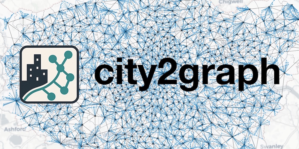 city2graph is a Python library for turning geospatial data into graphs