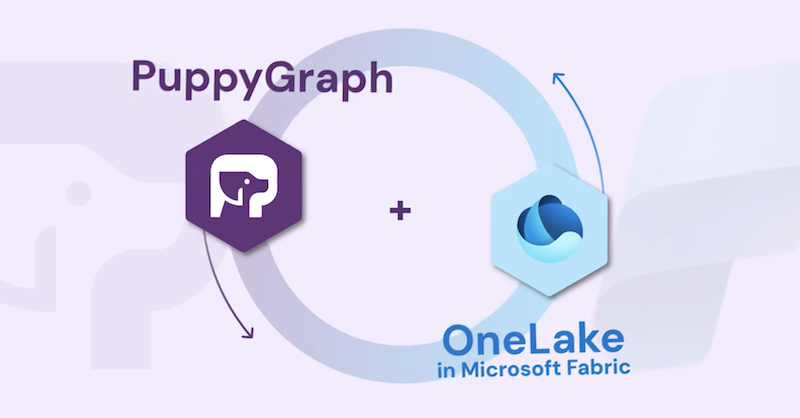 PuppyGraph integration with Microsoft OneLake