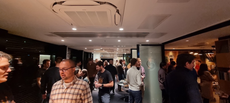 The GraphGeeks mixer after Connected Data London 2025