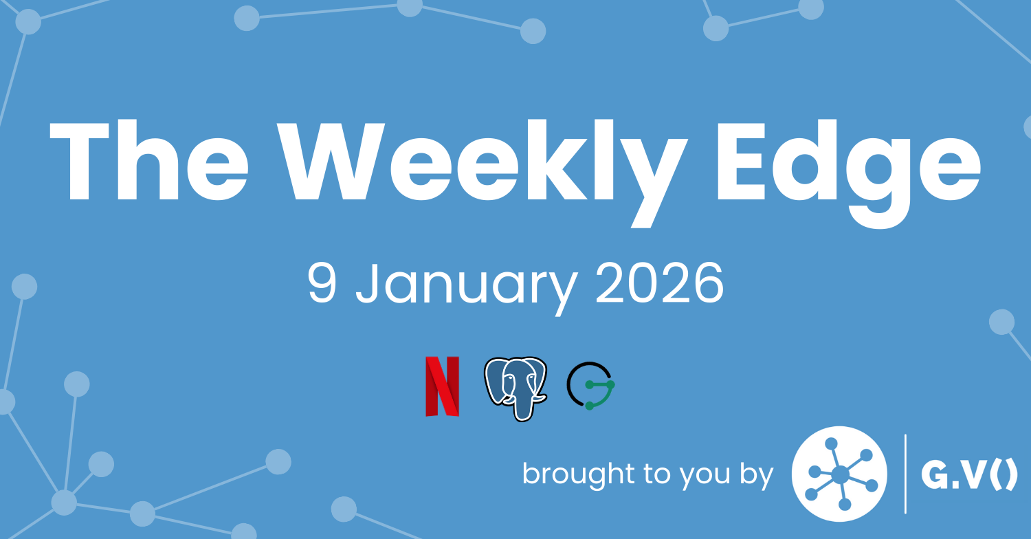 The Weekly Edge: Knowledge Graphs at Netflix & Bloomberg, Graphs on Postgres, & Make Your Music SPARQL [9 January 2026]