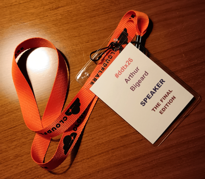 Data Day Texas, Arthur Bigeard speaker tag