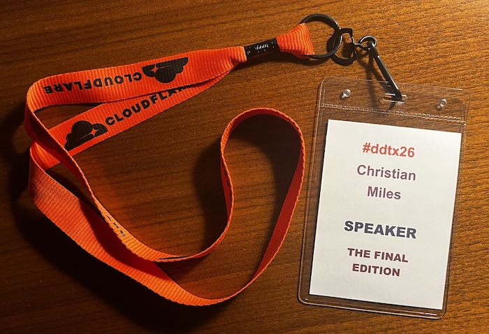 Data Day Texas, Christian Miles speaker tag