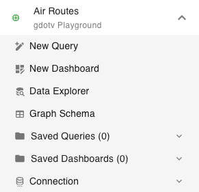 tabs in the gdotv Gremlin graph database IDE