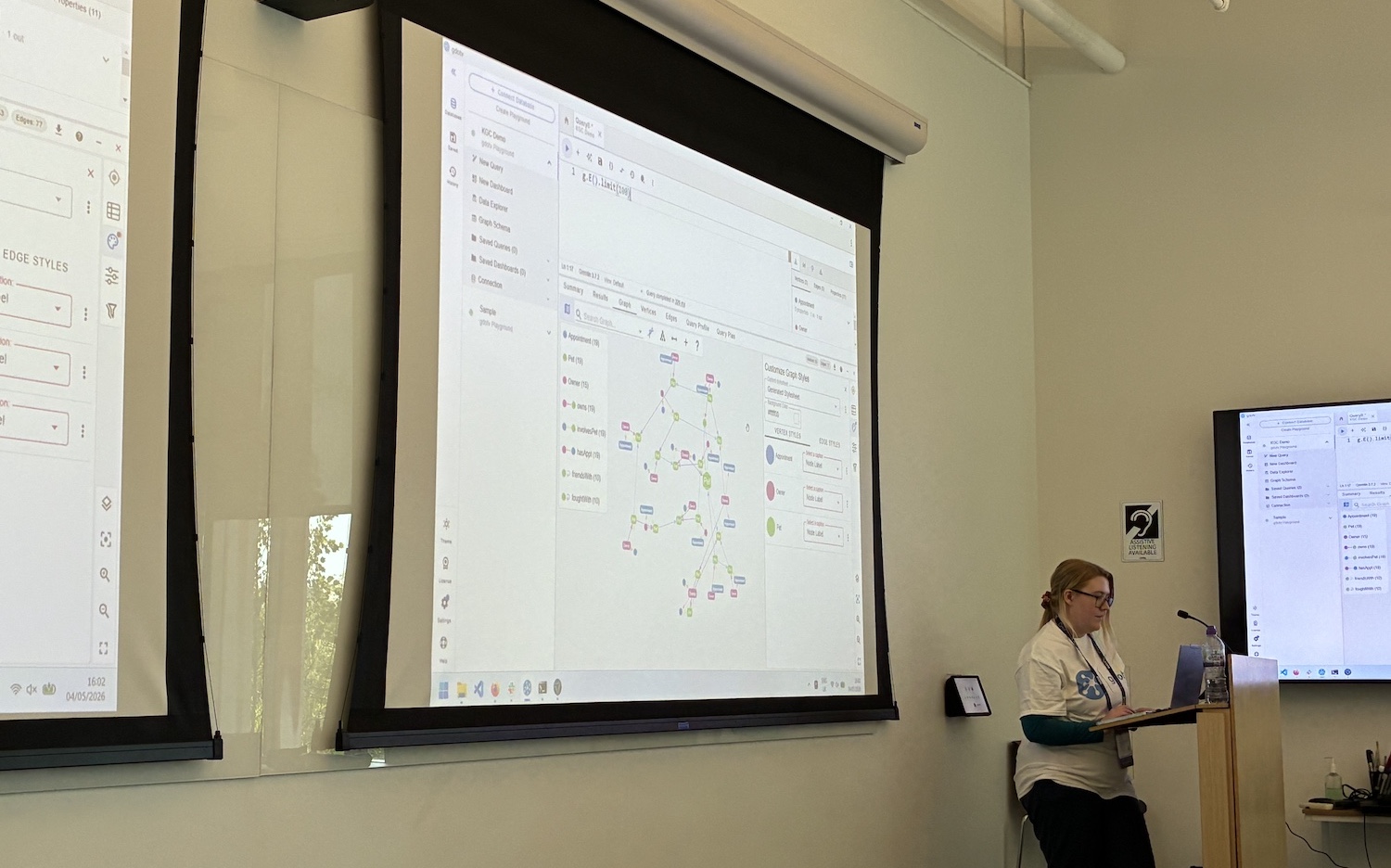 The Hydra graph workshop presented by Amber Lennox at the Knowledge Graph Conference