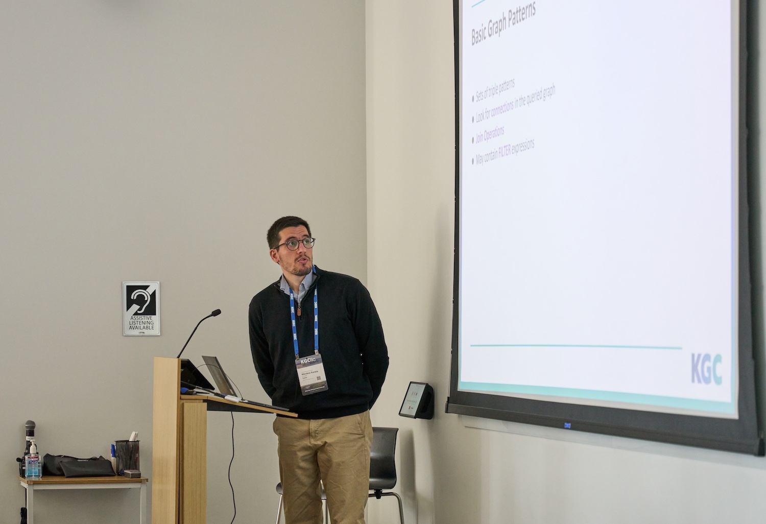 Nikolaos Karalis from Tentris at the Knowledge Graph Conference 2026
