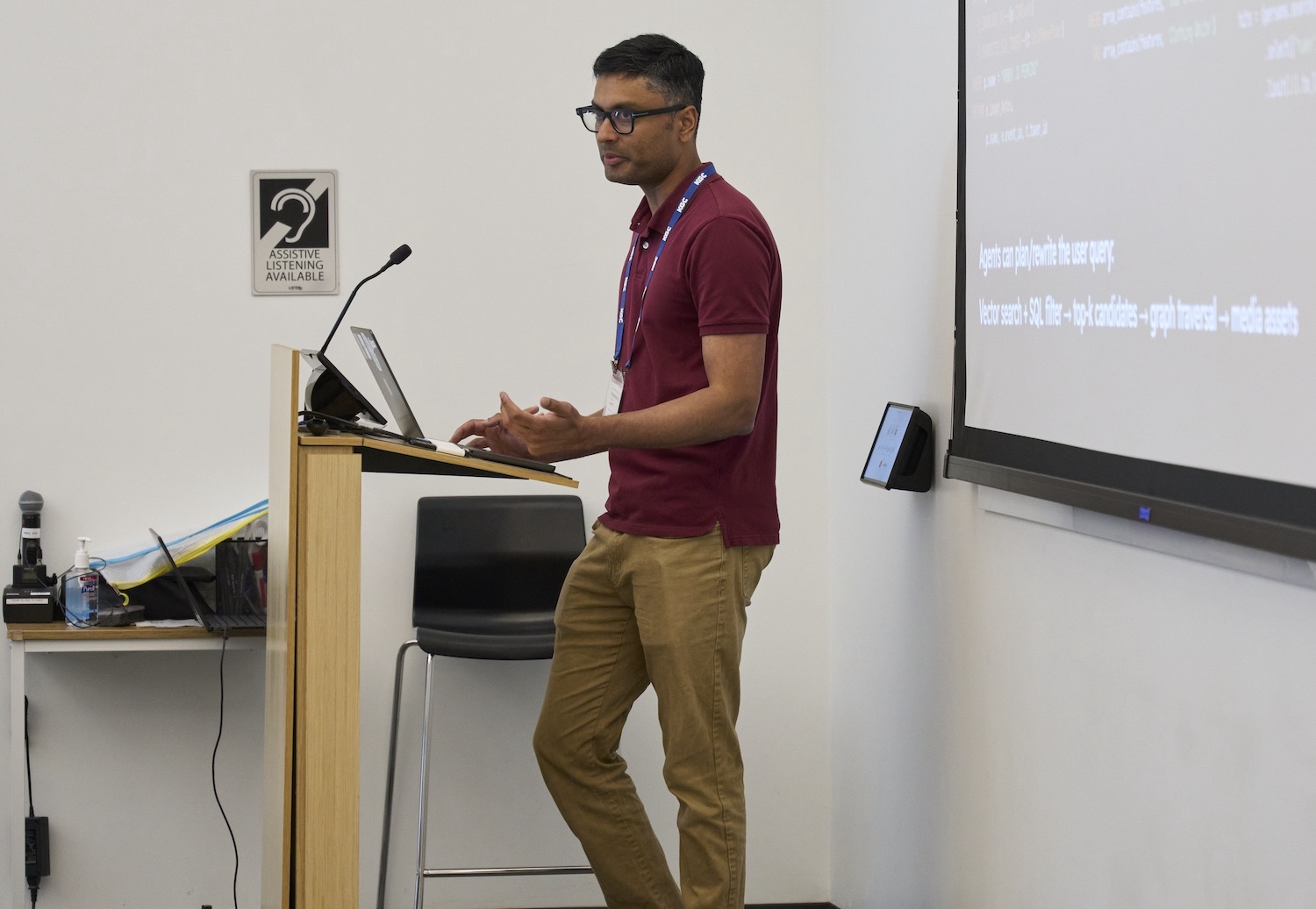 Prashanth Rao speaking on Lance Graph at KGC 2026