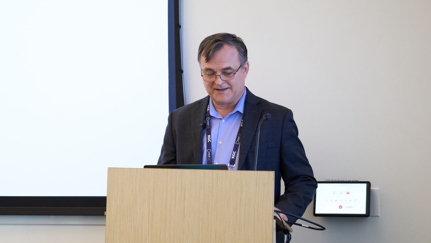 Radu Marian talking about GRC agentic ecosystems at KGC 2026