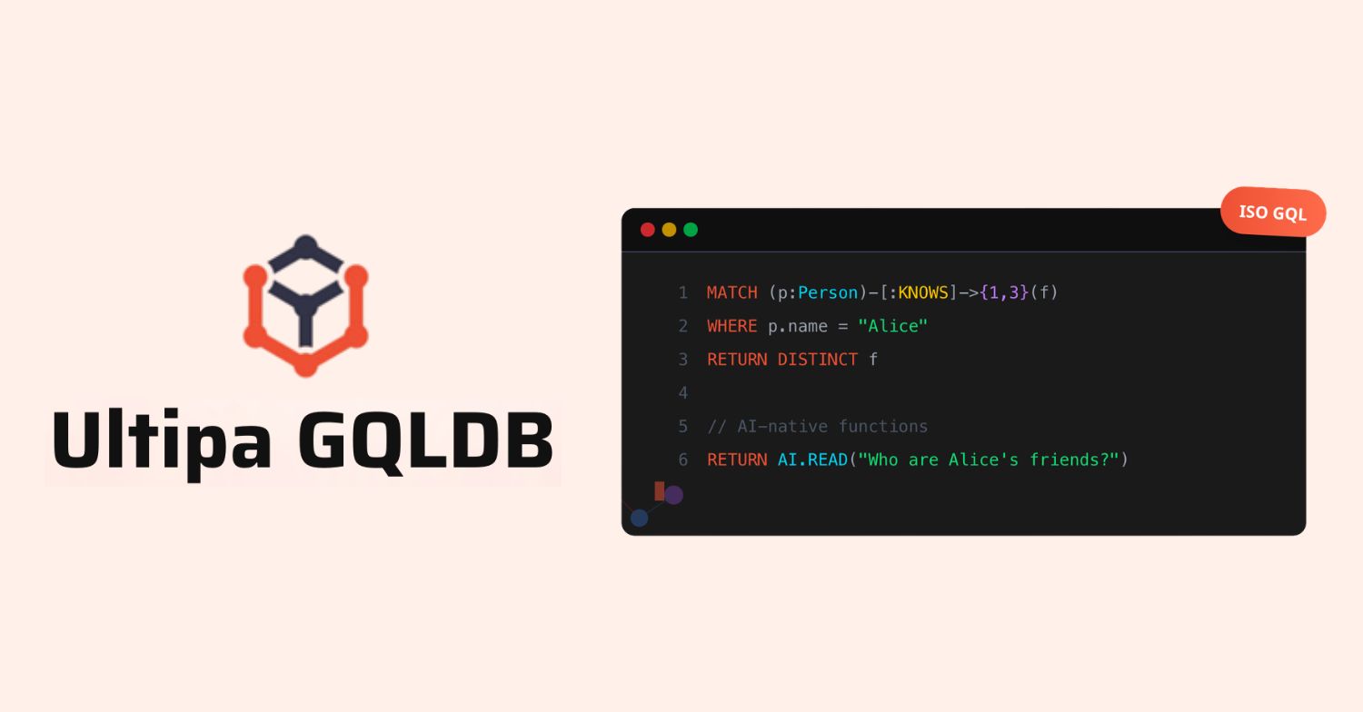 The Ultipa GQLDB graph database release