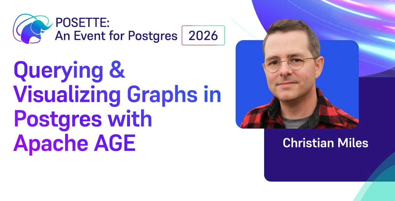 Christian Miles discusses how to visualize graphs via Apache AGE.